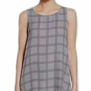 Eileen Fisher Plaid Machine Washable Silk Tunic